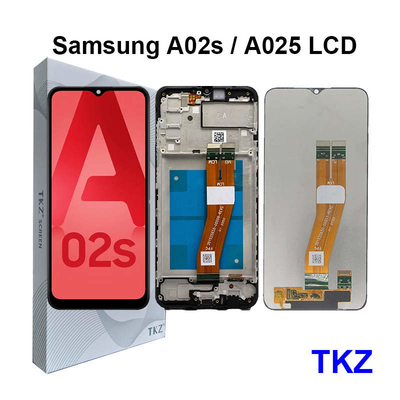 شاشة الهاتف LCD المجددة لسامسونج غالاكسي A02s A025 شاشة LCD تعمل باللمس الجمعية محول الأرقام
