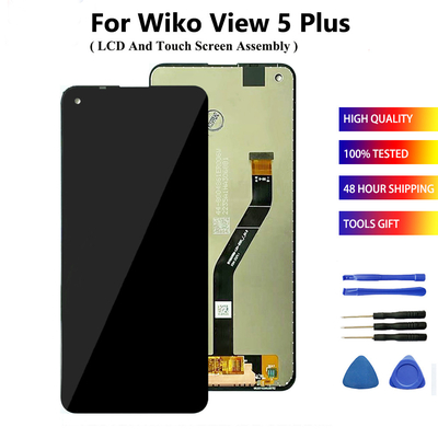 TKZ Wiko View 5 LCD شاشة تعمل باللمس استبدال محول الأرقام